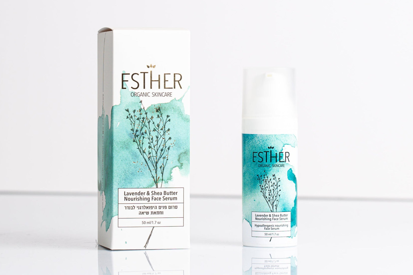 Nourishing facial serum - shea butter and lavender 